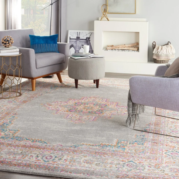 Nourison Passion Runner Area Rug PSN03-Grey