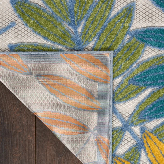 Nourison Aloha Area Rug ALH18 Ivory/Multi 2'3" x 8'