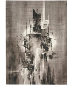 Nourison Home Twilight TWI30 Grey/Ivory/Black 8 ft. 6 in. X 11 ft. 6 in. Area Rug