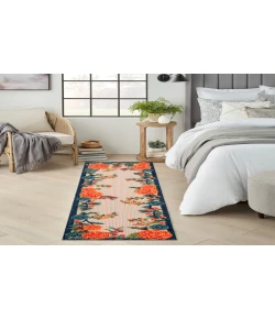 Nourison Home Aloha ALH32 Multicolor 2 ft. X 6 ft. Area Rug