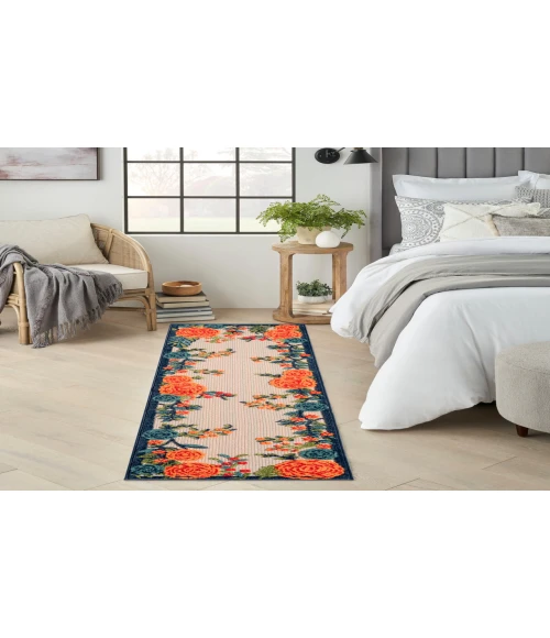 Nourison Aloha Multicolor ALH32 2 ft. X 6 ft. Rectangle Rug