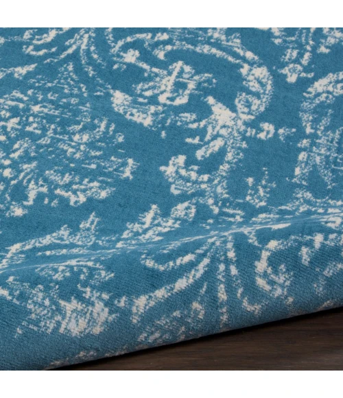 Nourison Jubilant Round Area Rug JUB09-Blue