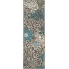 Nourison Home Passion PSN17 Charcoal Blue 1 ft. 10 in. X 6 ft. Area Rug