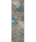 Nourison Passion Runner Area Rug PSN17-Charcoal/Blue