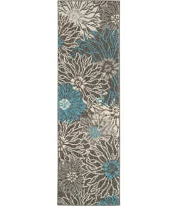 Nourison Home Passion PSN17 Charcoal Blue 1 ft. 10 in. X 6 ft. Area Rug