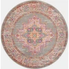 Nourison Home Passion PSN03 Grey 8 ft. Round Area Rug