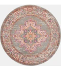 Nourison Passion Round Area Rug PSN03-Grey