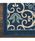 Nourison Caribbean Square Area Rug CRB02-Navy
