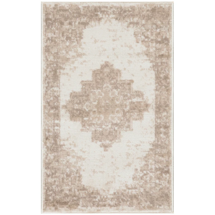 Nourison Grafix Ivory Beige GRF14 3 ft. X 5 ft. Rectangle Rug