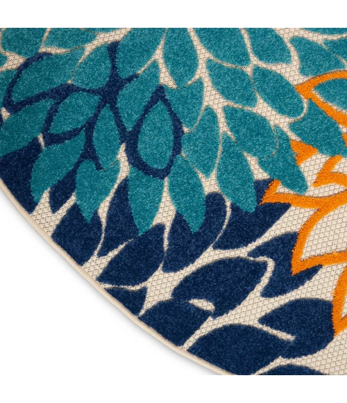 Nourison Aloha Round Area Rug ALH05-Multicolor