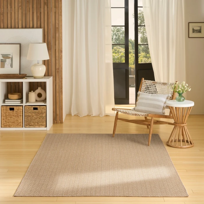 Nourison Tulum Taupe TLM02 4 ft. X 6 ft. Rect. Rug