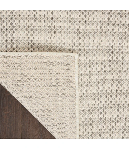 Nourison Courtyard Area Rug COU01 Ivory Silver 2' x 3'