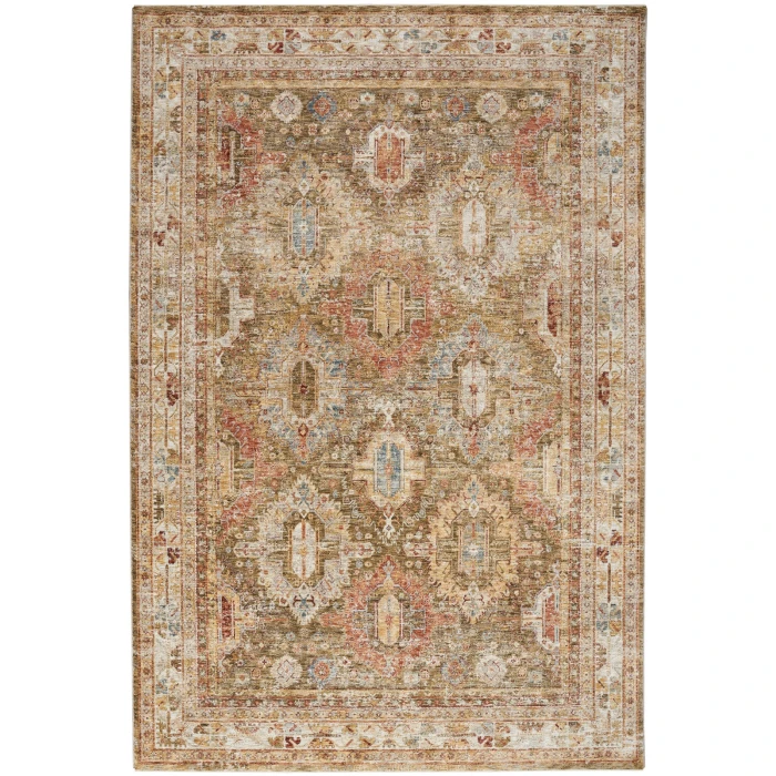 Nourison Sahar Green SHR01 8 ft. X 10 ft. Rect. Rug