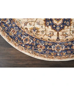 Nourison Home Lagos Red LAG01 5ft. x Round Round Rug