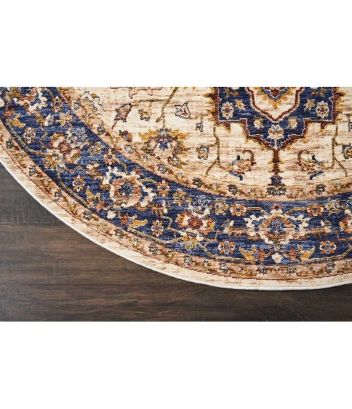 Nourison Home Lagos Red LAG01 5ft. x Round Round Rug