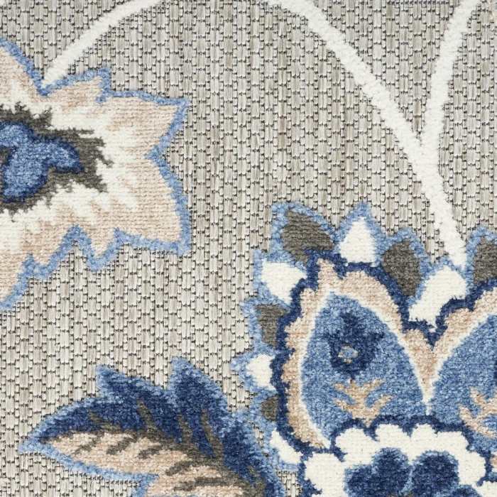 Nourison Aloha Area Rug ALH31 Blue Grey