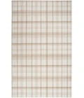 Nourison Grafix Ivory Beige GRF03 6 ft. X 9 ft. Rectangle Rug