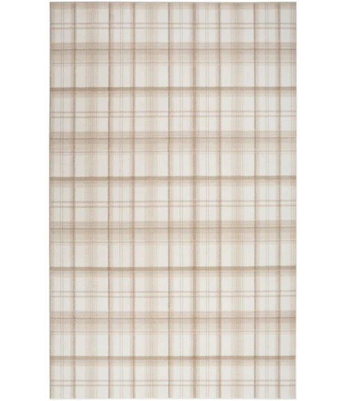 Nourison Grafix Ivory Beige GRF03 6 ft. X 9 ft. Rectangle Rug