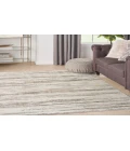 Nourison Serenity Home Ivory Beige SRH03 3 ft. 11 in. X 5 ft. 11 in. Rectangle Rug