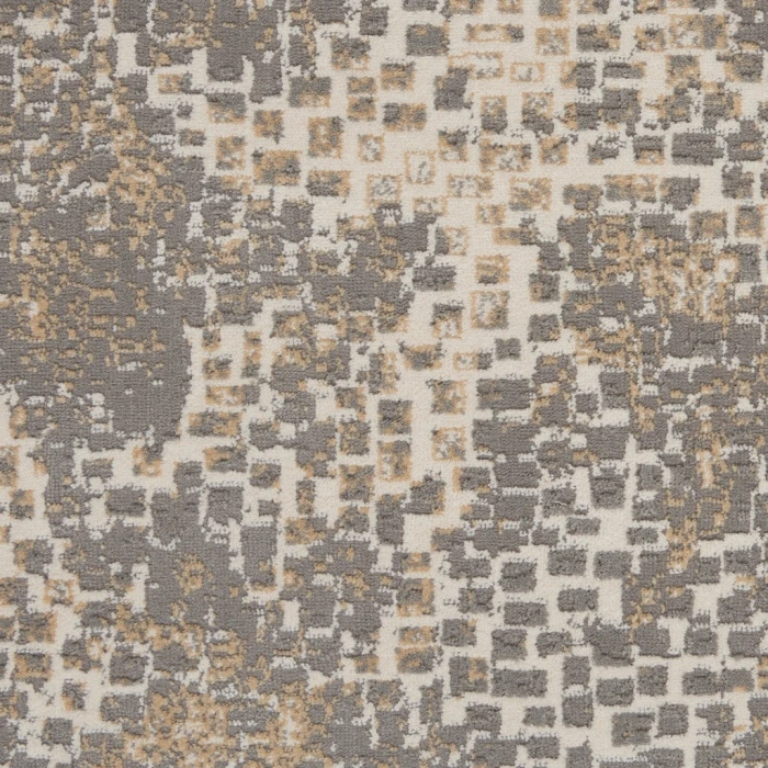 Michael Amini MA90 Uptown Runner Area Rug UPT02-Beige/Grey