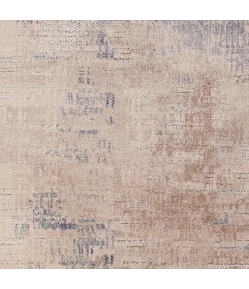 Nourison Rustic Textures Area Rug RUS02 Beige/Grey 5'3" Round