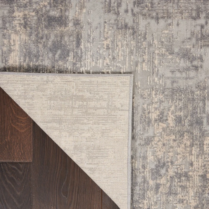 Nourison Rustic Textures Area Rug RUS01-Ivory/Silver
