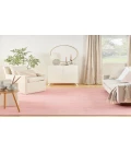Nourison Washable Essentials Pink WAE01 6 ft. X 9 ft. Rectangle Rug