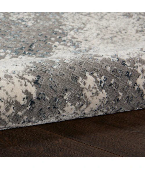 Michael Amini MA90 Uptown Area Rug UPT02-Ivory/Grey