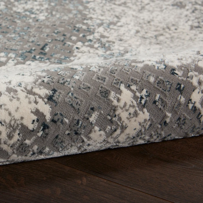 Michael Amini MA90 Uptown Area Rug UPT02-Ivory/Grey