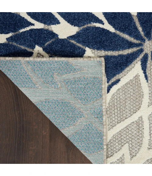 Nourison Aloha Area Rug ALH05-Ivory/Navy