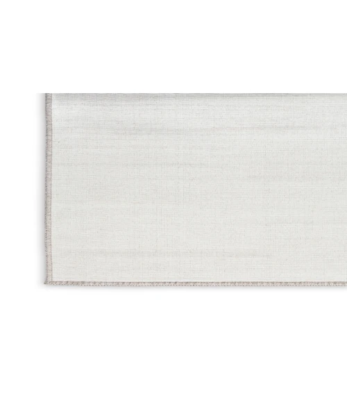 Nourison Washable Essentials Ivory Grey WAE01 5 ft. 3 in. X 7 ft. 3 in. Rectangle Rug
