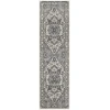 Nourison Home Quarry QUA18 Ivory Navy 2 ft. 2 in. X 10 ft. Area Rug