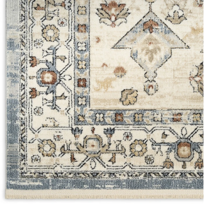 Nourison Home Pardis Blue PRD02 2ft. x 6ft. Rect. Rug