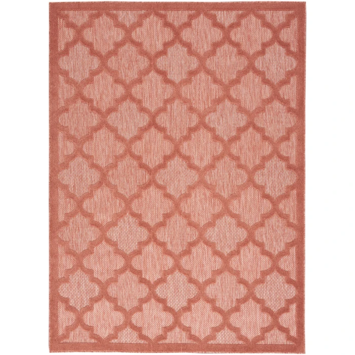 Nourison Easy Care Area Rug NES01 Coral/Orange