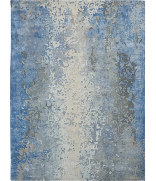 Nourison Prismatic Area Rug PRS17 Denim 9'9" x 13'9"