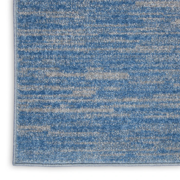 Nourison Essentials Blue/Grey Area Rug NRE01-Blue/Grey
