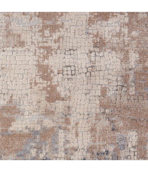 Nourison Rustic Textures Area Rug RUS06 Beige/Grey 7'10" Round