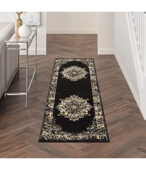 Nourison Grafix Area Rug GRF14-Black