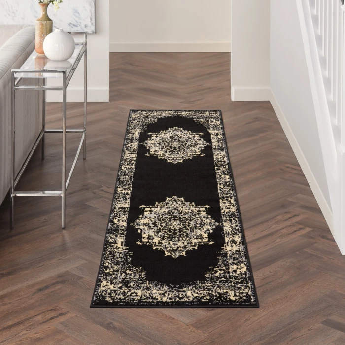 Nourison Grafix Area Rug GRF14-Black