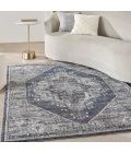 Kathy Ireland American Manor Area Rug AMR02 Blue 3'11" x 5'11"