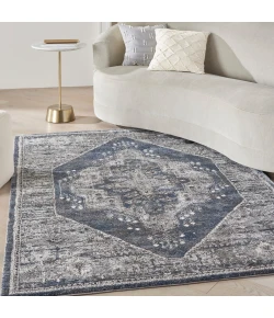 Nourison Home American Manor AMR02 Blue 3 ft. 11 in. X 5 ft. 11 in. Area Rug
