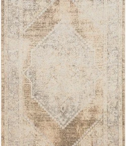 Nourison Home Astra Machine Washable ASW13 Beige 3 ft. 3 in. X 5 ft. Area Rug