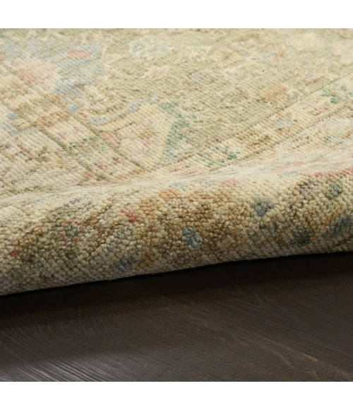 Nourison Heritage Vine Green HTV07 10ft. x 14ft. Rect. Rug