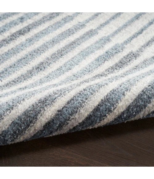 Nourison Astra Machine Washable Area Rug ASW03 Ivory Blue