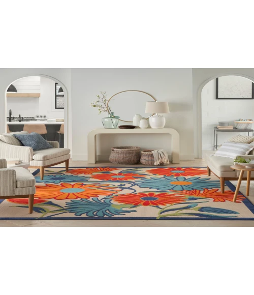 Nourison Aloha Multicolor ALH33 10 ft. X 14 ft. Rectangle Rug