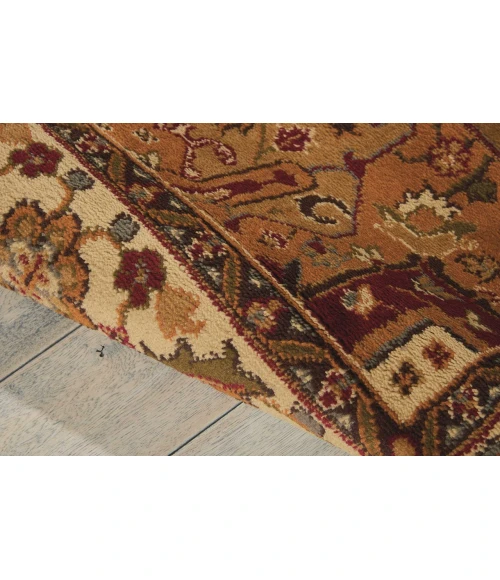 Nourison Paramount Round Area Rug PAR05-Gold