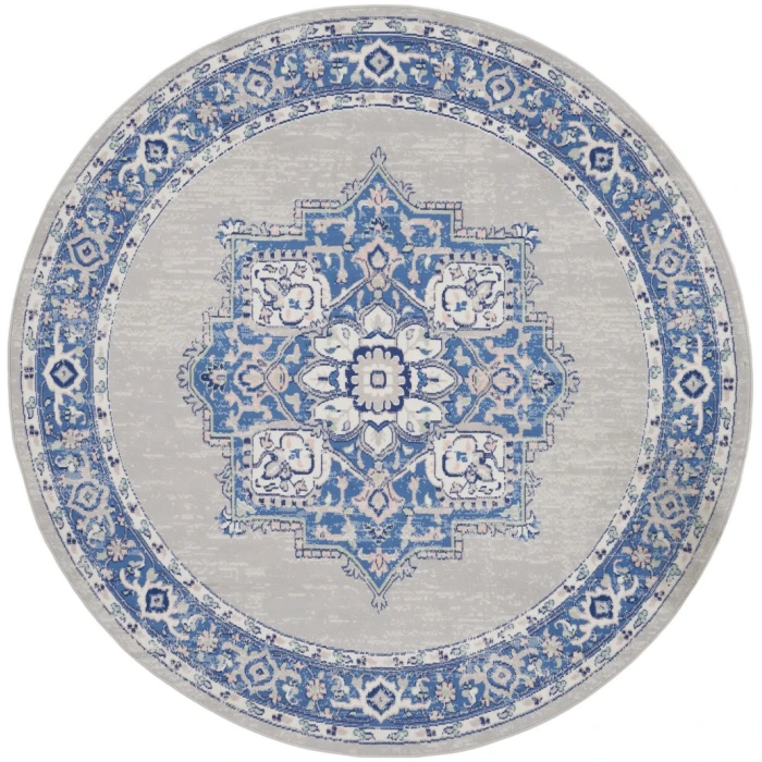 Nourison Whimsicle Area Rug WHS03-Grey Blue