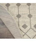 Nourison Grafix Round Area Rug GRF37-Ivory/Grey