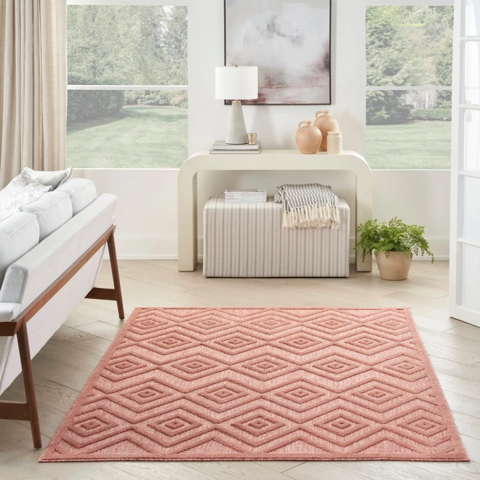 Nourison Versatile Area Rug NRV01 Coral/Orange
