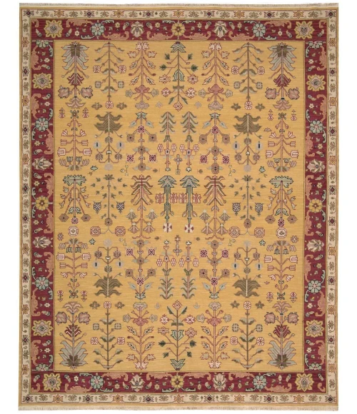 Nourison Home Nourmak Yellow SK92 9ft.10in. x 13ft.10in. Rect. Rug